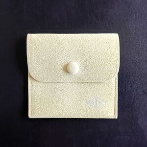 Van Cleef & Arpels Green Jewelry small Pouch empty Travel Storage Case 4x4